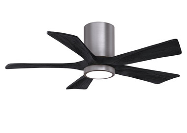 Matthews Fan Company - IR5HLK-BP-BK-42 - 42"Ceiling Fan - Irene-5HLK - Brushed Pewter