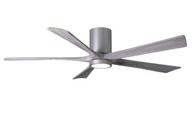 Matthews Fan Company - IR5HLK-BN-BW-60 - 60"Ceiling Fan - Irene-5HLK - Brushed Nickel