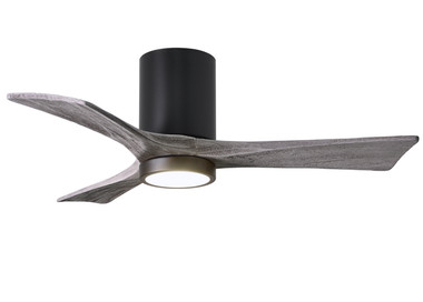 Matthews Fan Company - IR3HLK-BK-BW-42 - 42"Ceiling Fan - Irene-3HLK - Matte Black
