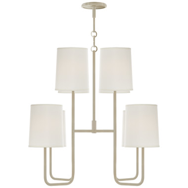 Visual Comfort Signature - BBL 5081CW-S - Eight Light Chandelier - Go Lightly - China White