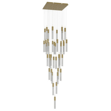 Avenue Lighting - HF1903-41-GL-BB-SNW - LED Pendant - The Original Glacier - Brushed Brass