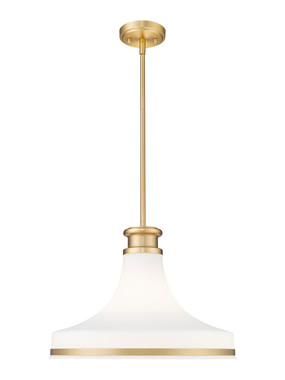 Z-Lite - 831P18-MGLD - One Light Pendant - Reznor - Modern Gold