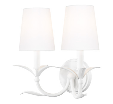 Z-Lite - 830-2S-TXWH - Two Light Wall Sconce - Aslin - Textured White