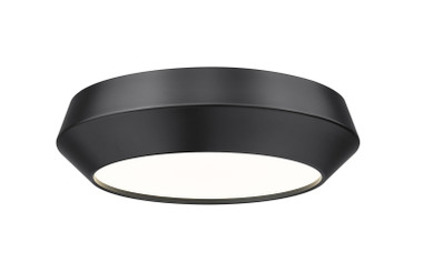 Z-Lite - 7701F12-MB-LED - LED Flush Mount - Quasars - Matte Black