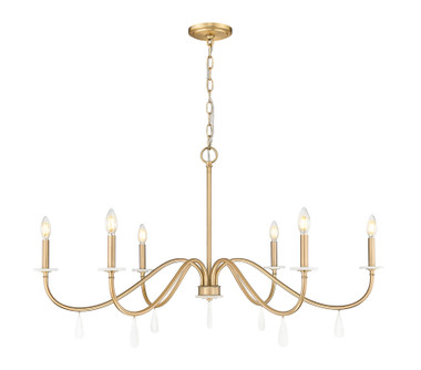 Z-Lite - 6103-45MGLD - Six Light Chandelier - Toussant - Mordern Gold