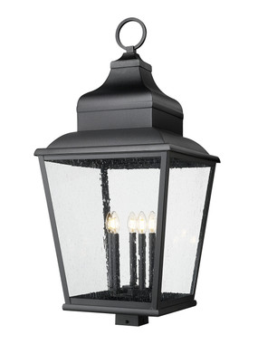 Z-Lite - 5029PHXXLS-BK - Five Light Outdoor Post Mount - Raphael - Sand Black