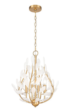 Z-Lite - 353-18MGLD - Four Light Chandelier - Claudine - Modern Gold
