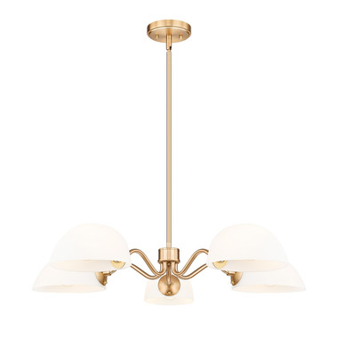 Z-Lite - 3048-5MGLD - Five Light Chandelier - Breton - Modern Gold