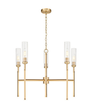Z-Lite - 3047-5MGLD - Five Light Chandelier - Esme - Modern Gold