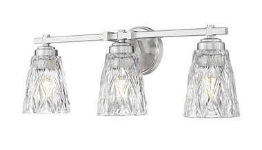 Z-Lite - 1960-3V-BN - Three Light Vanity - Andree - Brushed Nickel