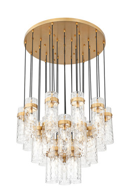 Z-Lite - 7002P5-27R-RB - 27 Light Chandelier - Fontaine - Rubbed Brass