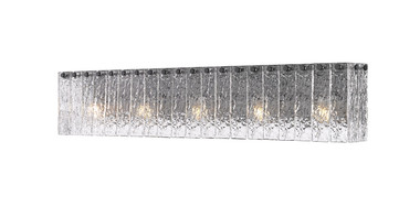 Z-Lite - 1943-5V-MB - Five Light Vanity - Glacier - Matte Black