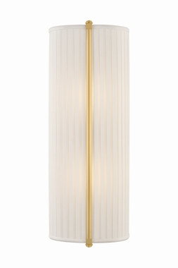 Hudson Valley - AH6317-AGB - Two Light Wall Sconce - Cornell - Aged Brass