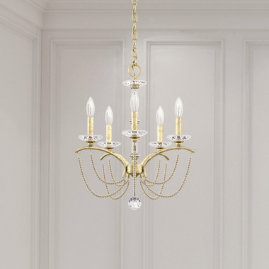 Schonbek - BC7105N-44O - Five Light Chandelier - Priscilla - Heirloom Silver