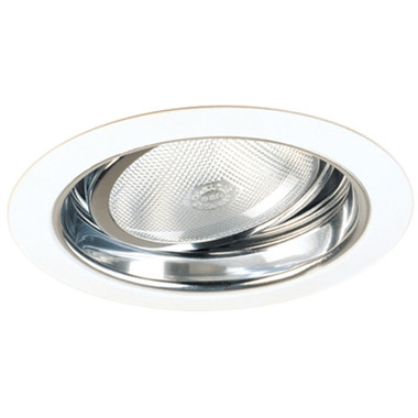 Elco Lighting - EL577C - 5" ADJSTBL GMBL W/CHR RFLCTR - Clear w/White Ring