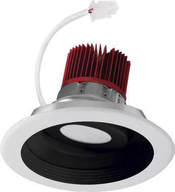 Elco Lighting - E616C0827B2 - 6" LED ADJSTBL BFFL INSRT 850LMN 27K - Black with White Trim