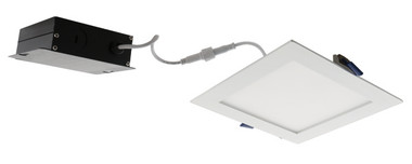 Elco Lighting - ERT44130W - 4" SQR LED PANEL LGT 9W 550LMN DIM 3K - All White
