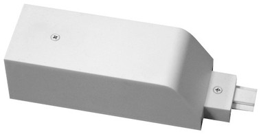 Elco Lighting - EP2025W - MINI TRK END W/75 TRNSFRMR - All White