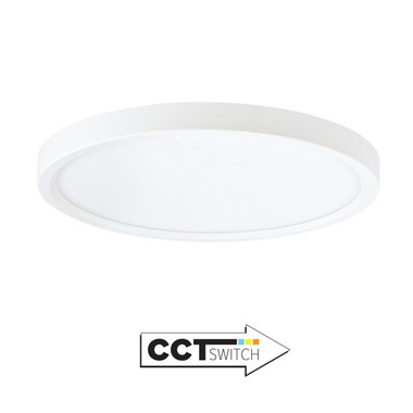 Elco Lighting - ELSP43CT5W - 4" LED SLIM PANEL 120V 5CCT - All White