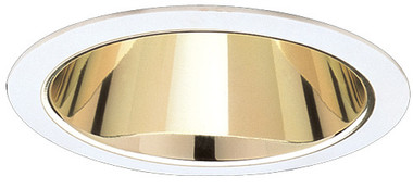 Elco Lighting - EL721G - 7" GOLD REFLECTOR - Gold with White Trim