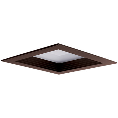 Elco Lighting - EL5324BZ - SQR BFFL TRIM ONLY FOR E5SQLFU11 - All Bronze