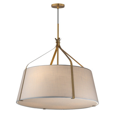 Maxim - 16183WLNAB - Four Light Pendant - Bandera - Natural Aged Brass