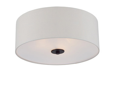 Maxim - 10010OMOI - Three Light Flush Mount - Bongo - Oil Rubbed Bronze