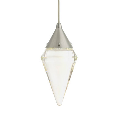 Arteriors - DPC39 - LED Pendant - Berkley - Clear/Vintage Silver