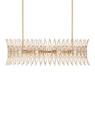 Currey and Company - 9000-1286 - Eight Light Chandelier - Marquise - Clear/Luxor Gold