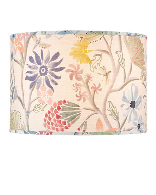 Currey and Company - 0900-6010 - Lamp Shade - Madeline - Ivory/Blue/Green/Yellow/Magenta