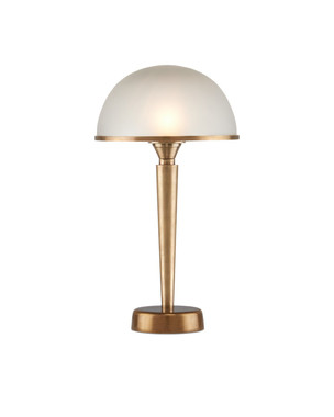 Currey and Company - 6000-0986 - LED Table Lamp - Gatsby - Antique Brass/Frosted