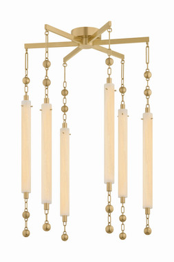 Corbett Lighting - 568-28-VB - LED Chandelier - Parigi - Vintage Brass