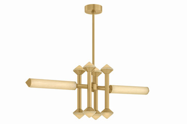 Corbett Lighting - 565-10-VB - LED Linear - Hydra - Vintage Brass