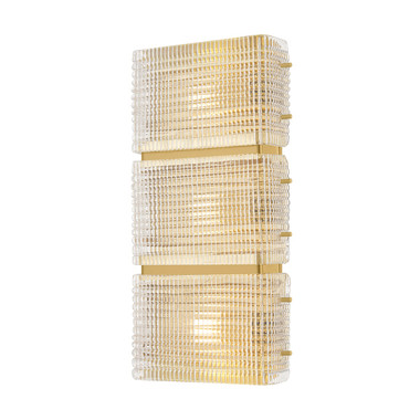Corbett Lighting - 547-03-VB - Three Light Wall Sconce - Mav - Vintage Brass