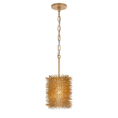 Varaluz - 569M01GO - One Light Pendant - Urchin - Gold