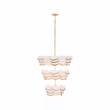 Varaluz - 561P11FG - 11 Light Pendant - High Tide - French Gold