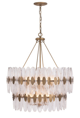 Varaluz - 557P14HG - 14 Light Pendant - Aurora - Havana Gold
