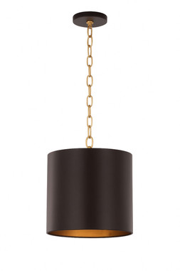 Varaluz - 323P03DBFG - Three Light Pendant - Cannery - Dark Bronze / French Gold