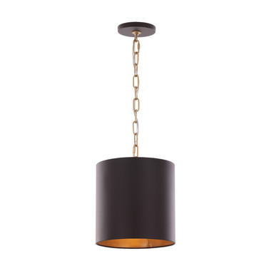 Varaluz - 323M01DBFG - One Light Pendant - Cannery - Dark Bronze / French Gold