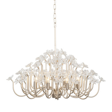 Varaluz - 378C08GDAR - Eight Light Chandelier - Wildflower - Gold Dust/Artifact