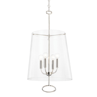 Hudson Valley - 4717-PN - Four Light Pendant - James - Polished Nickel