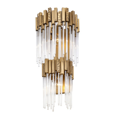 Varaluz - 309W02LHG - Two Light Wall Sconce - Matrix - Havana Gold