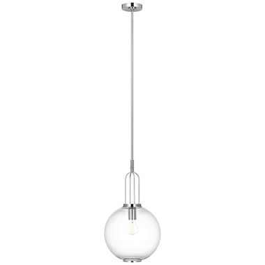Visual Comfort Signature - MF 5225PN-CG - LED Pendant - Meir - Polished Nickel