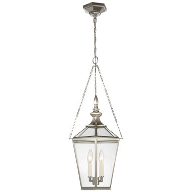 Visual Comfort Signature - CHC 5410PN-CG - LED Lantern - Evaline - Polished Nickel
