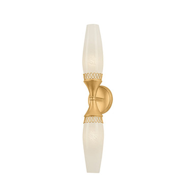 Hudson Valley - 3942-VGL - Two Light Wall Sconce - Pennebrook - Vintage Gold Leaf