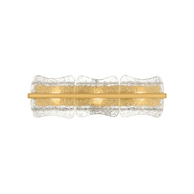 Hudson Valley - 1373-AGB - Three Light Wall Sconce - Fosterdale - Aged Brass