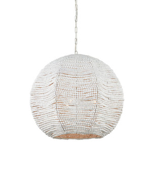 Currey and Company - 9000-1456 - Three Light Pendant - Octavia - Whitewash / White