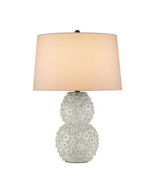 Currey and Company - 6000-1053 - One Light Table Lamp - Jessamine - White