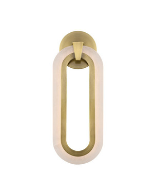 Currey and Company - 5900-0060 - LED Wall Sconce - Aurora - Natural/Polished Antique Brass
