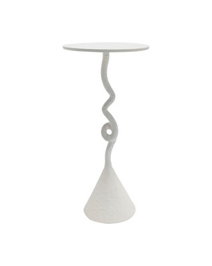 Currey and Company - 4000-0263 - Drinks Table - Cauda - White